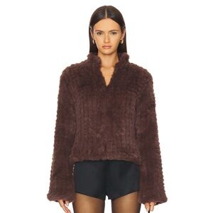 Heartloom faux fur jacket